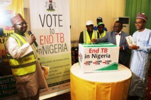 Minister of health Professor Isaac Adewole marks World TB day in Nigeria.