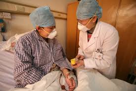 A patient being treated for TB in China &#169 WHO